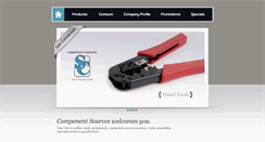 Desktop Screenshot of componentsources.co.za