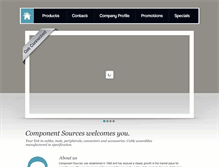 Tablet Screenshot of componentsources.co.za